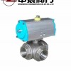 內螺紋氣動三通球閥