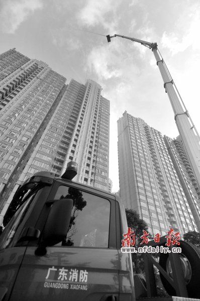 高層建筑密集區將增加高層火災專用設備。資料圖片