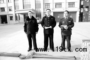 消防器材發放現場