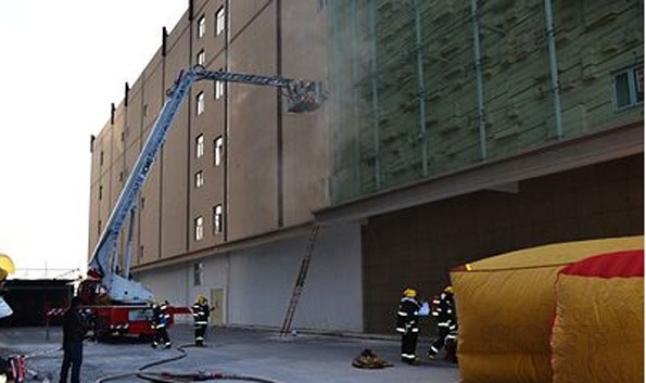 圖為應急演練現場