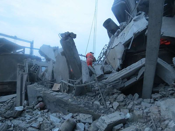 事故現場一片狼藉